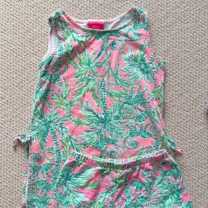 Lilly Pulitzer Girls Dress and Shorts Set